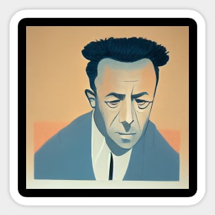 Albert Camus | Cartoon style Sticker